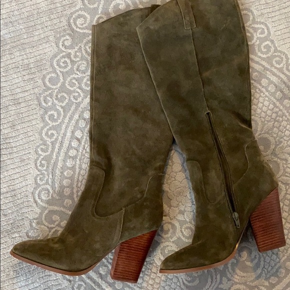 olive green boots womens